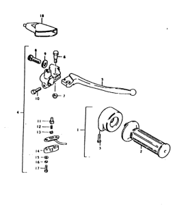TS125 Right handle switch
