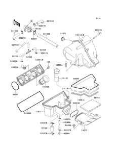 ZX600 Air filter(1 / 2)