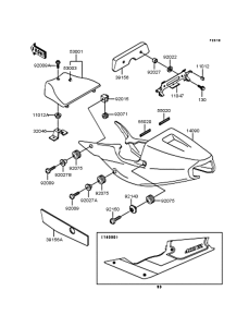 ZX400 Сиденье