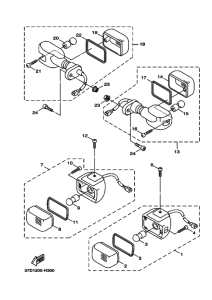 YW125 Поворотники