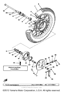 GT80F Переднее колесо