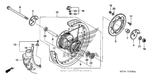 Переднее колесо
