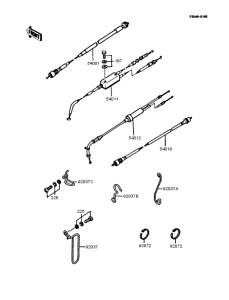 AR125S Тросы управления