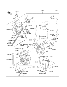 VN750 Carburetor assy