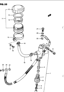 GS1100 Задний тормозной цилиндр