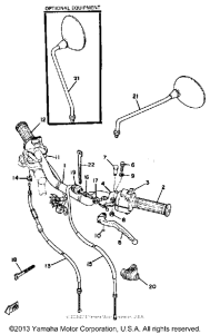 XS400F Handle - wire