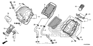 CBR250R Воздушный фильтр