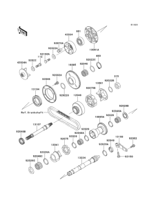 ZX1100 Валансирный вал