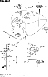 VL1500T Fuel Tank (Vl1500Btl7 E28)