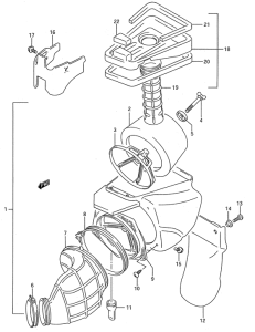 RMX250 Воздухоочиститель
