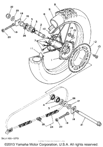  Переднее колесо