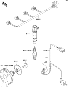 ZR1000 Система зажигания