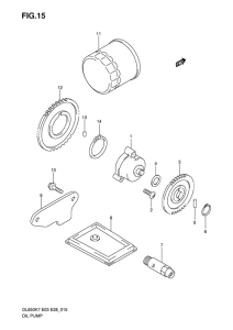 DL650 (ABS) Маслонасос