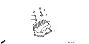 XR100 Крышка головки цилиндров