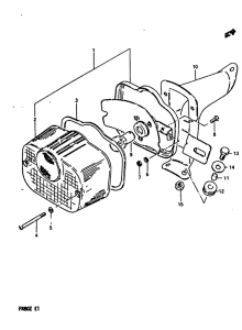 FR80 Задний комбинированный сигнал