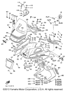 XVZ13DTC Обтекатель