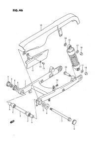 LS650 Маятник задний
