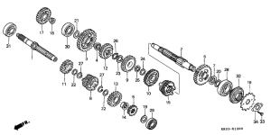 XR200R Трансмиссия