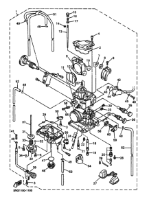 WR400F Carburetor assy