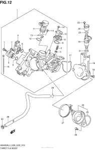 AN400Z (ABS) Throttle Body (An400Al4 E33)