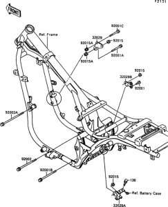 EN500 Рама ,крепежные детали