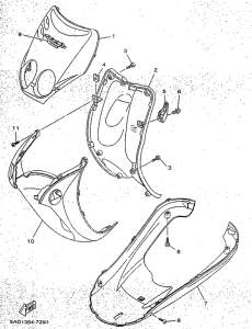 YN50R Ветровое стекло