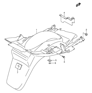 AN250 Заднее крыло