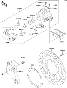 VN2000 Задний тормоз