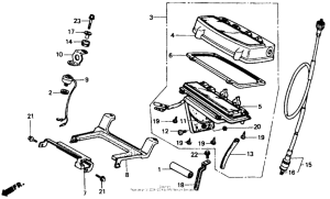 XR600R Приборы