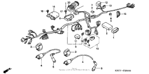 CB250 Жгут проводов