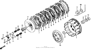 CX500 Сцепление