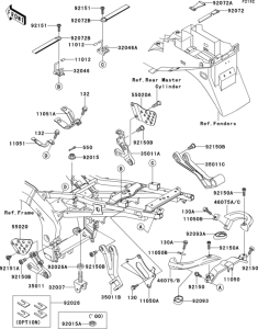 ZX600 Короб для АКБ