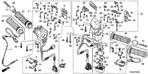 GL1800 (ABS) Рулевой переключатель