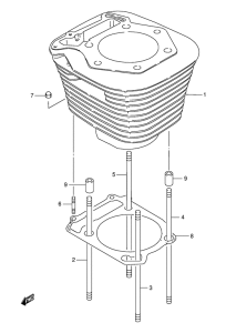 LS650 Цилиндр