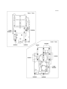 EX250 Болты крепления картера