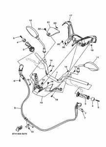 CZD300A Steering handle & cable