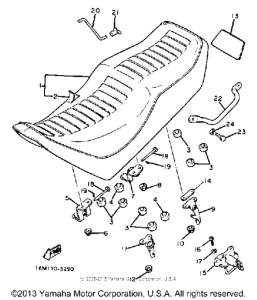 XS400RK Сиденье