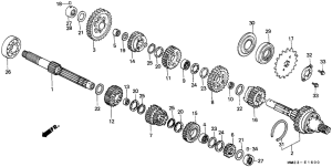 CMX450 Трансмиссия