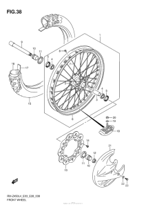 RM-Z450 Переднее колесо