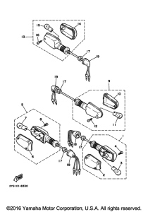 TW200E Поворотники