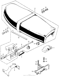 CB175 Cb / cl175seat