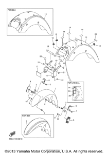 XVS1300CT Крыло
