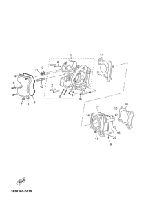 YP125R Цилиндры