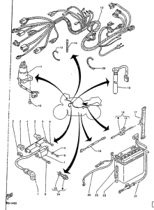 TZR125R Электрика 1