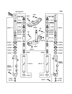ZR1100 Передняя вилка