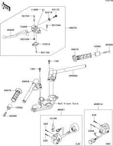 EX250 Руль (j9f-jafa)