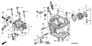  Головка цилиндров