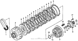 GL1000 Сцепление
