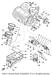XS750E Oil pump - oil cleaner