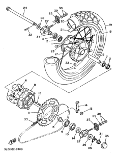 XTZ750 (51KW) Переднее колесо